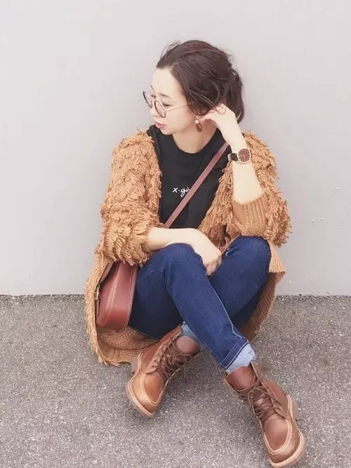ブーツインはちょい古っぽ パンツ ブーツ 18 19冬の最新着こなし ローリエプレス