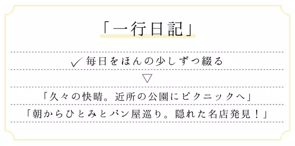 気軽に続けられる自由な日記始めませんか 心に少し余裕ができる提案書 ローリエプレス