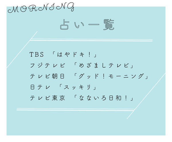 朝の占いを全部取り入れたらどうなる 1週間占い通りに行動してみた ローリエプレス