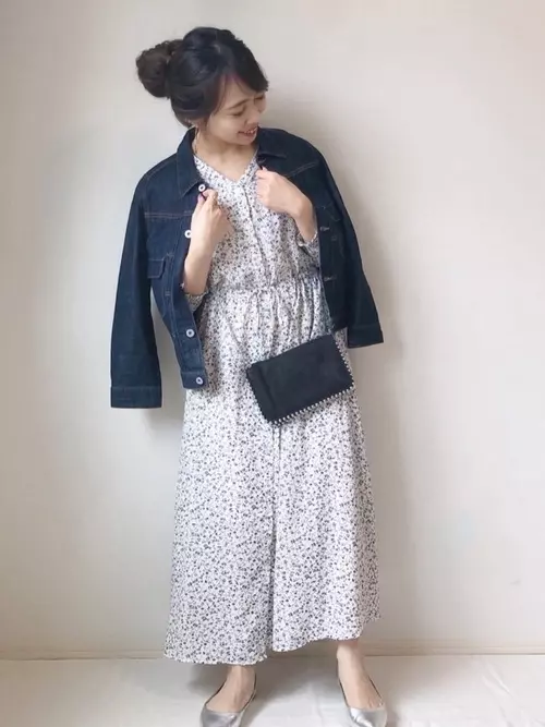 やっぱ王道が最強 絶対モテるguの花柄ワンピースコーデまとめ ローリエプレス