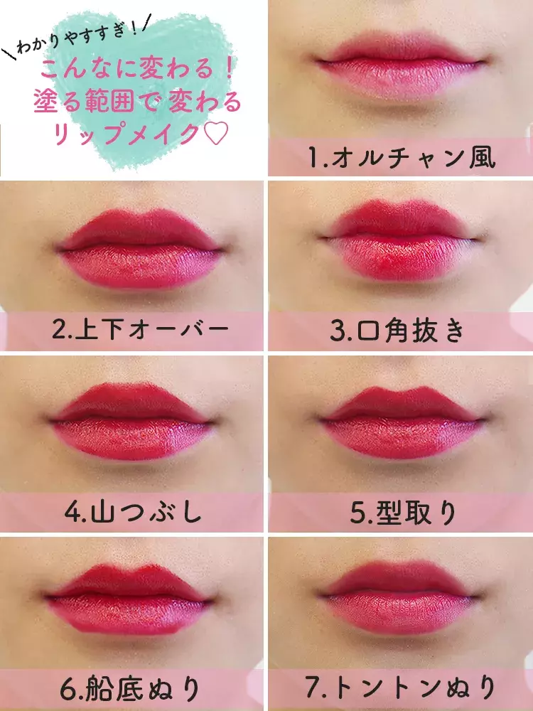 同じ色でもこんなに変わる リップのおしゃれな塗り方7パターンをおさらい ローリエプレス 同じ色でもこんなに変わる リップのおしゃれな塗り方7パターンをおさらい ローリエプレス