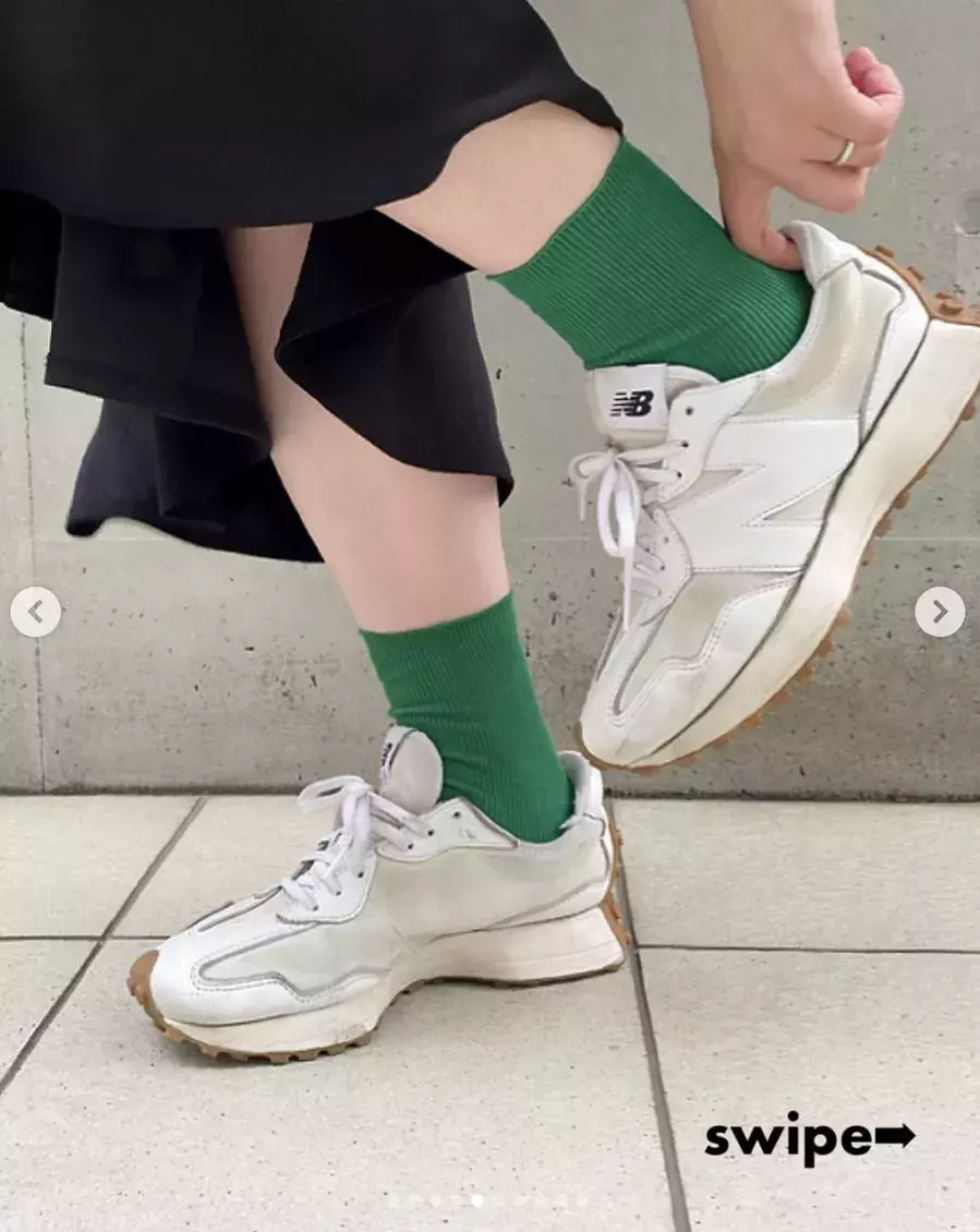 一気におしゃれ上級者っ 明日から使える カラーソックス コーデ紹介 ローリエプレス