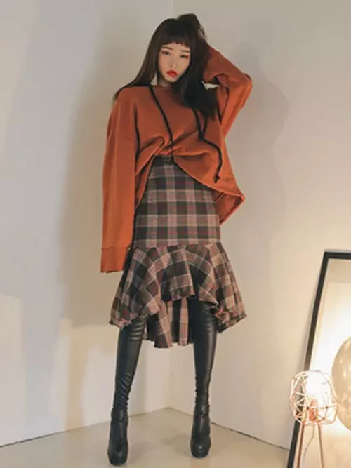韓国で大流行している ロングブーツ を使ったコーデ ローリエプレス