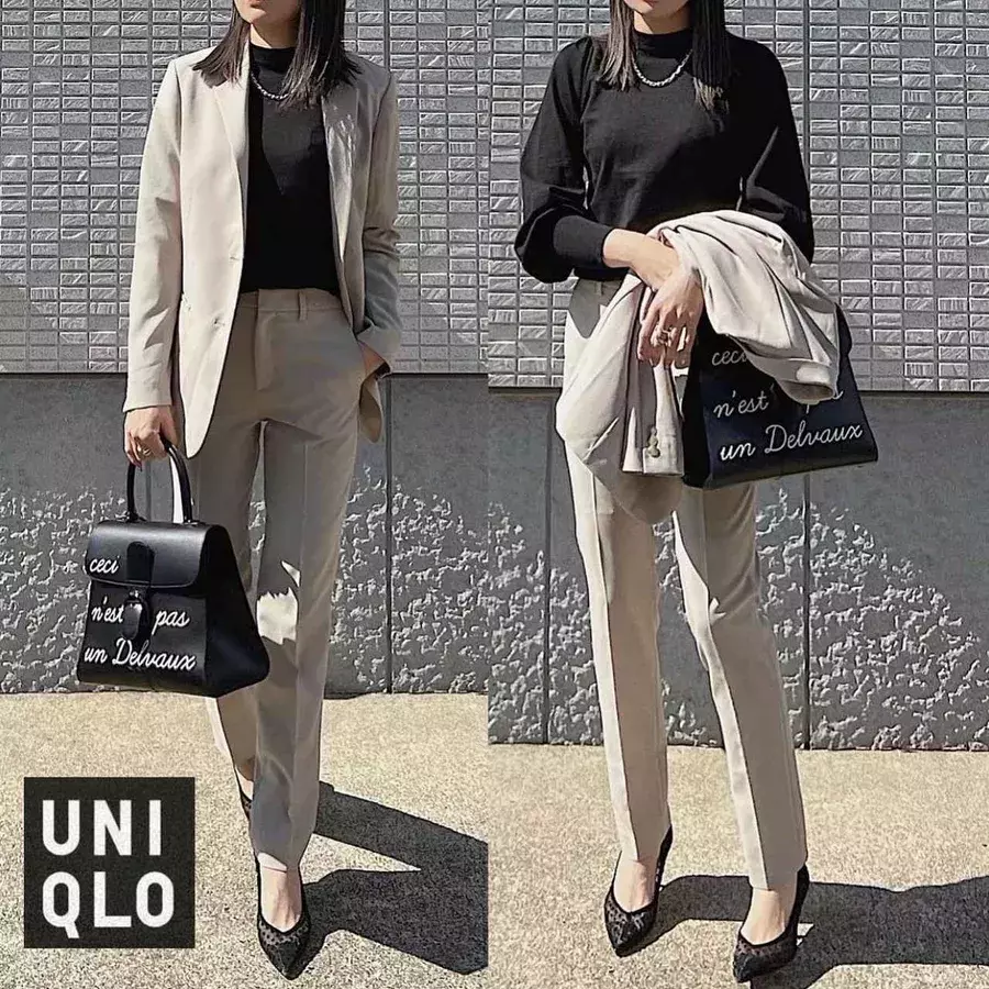 一日中着ていられるって ユニクロ 着回し抜群 感動ジャケット ローリエプレス