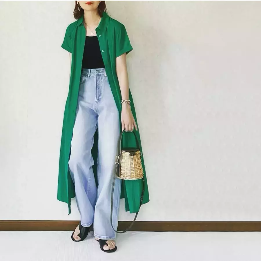 お得すぎてゴメンッ 汗 Gu 2wayで着回せる シャツワンピ ローリエプレス