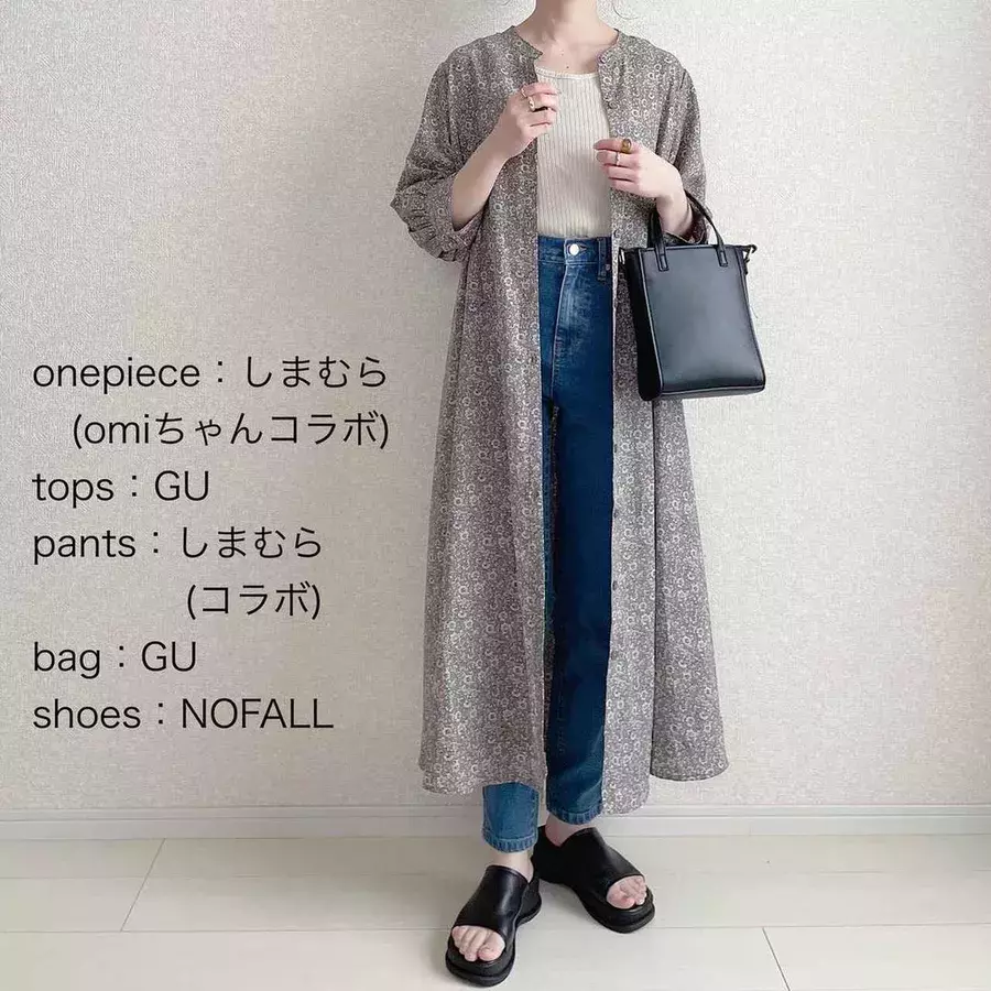 くぅー あざといっ しまむら 彼ウケ良さそうな 花柄ワンピ ローリエプレス