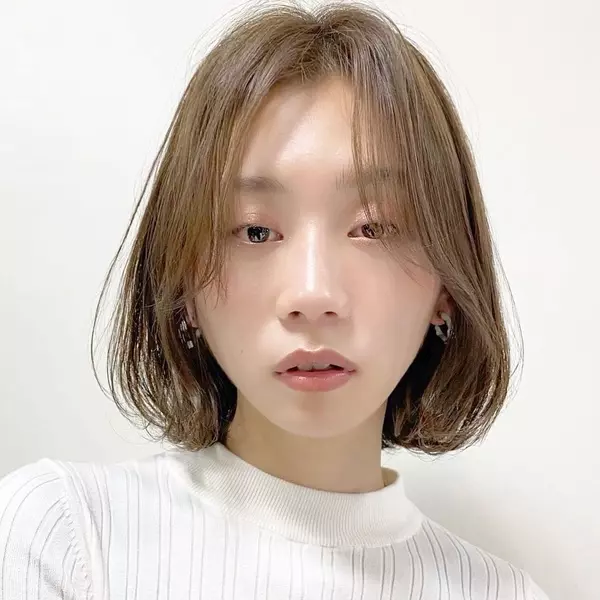 横顔美人のタンバルモリ知ってる オシャレ女子がオーダーする 韓国ボブヘア ローリエプレス