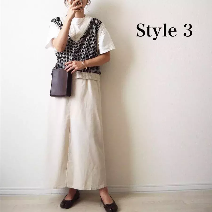 990円は破格 しまむら ショート丈ニットは重ね着スタイルが正解 ローリエプレス