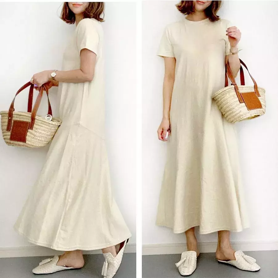 忙しい朝の救世主 ユニクロ で見つけた1枚でキマるワンピース ローリエプレス