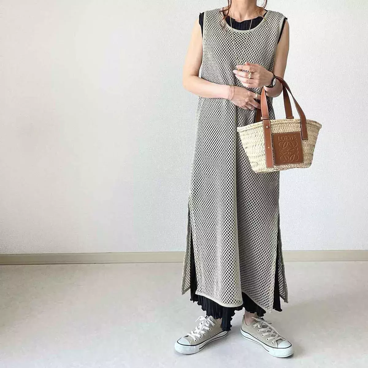 手持ち服を眠らせない Gu 頼れる 重ね着ワンピ のお手本着回しコーデ ローリエプレス