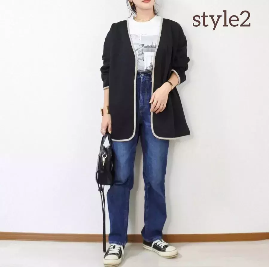 やりすぎでしょ しまむら 即買いしたい パイピングカーデ ローリエプレス