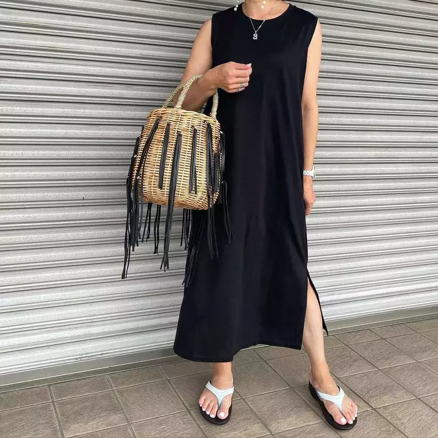 あれ 痩せた ユニクロ お腹を隠す 名品ワンピース ローリエプレス