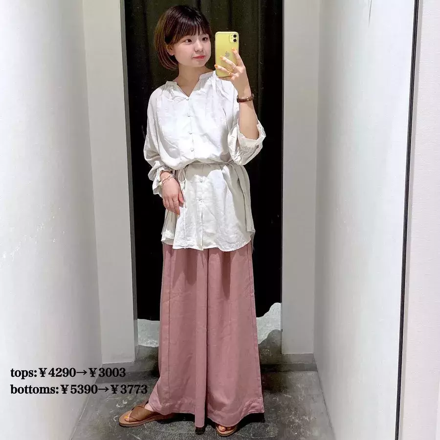 だいたい褒められる Niko And の 大人ワイドパンツ コーデ ローリエプレス