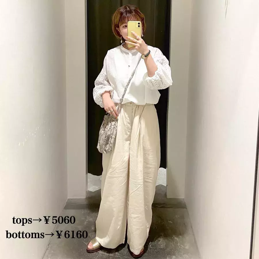 だいたい褒められる Niko And の 大人ワイドパンツ コーデ ローリエプレス