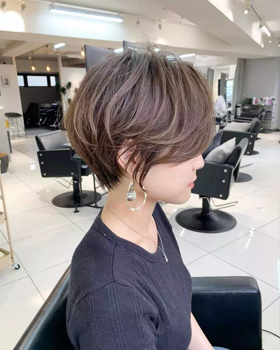 求めてた ボーイッシュ感 大人ショート かっこいい色気爆発 ローリエプレス