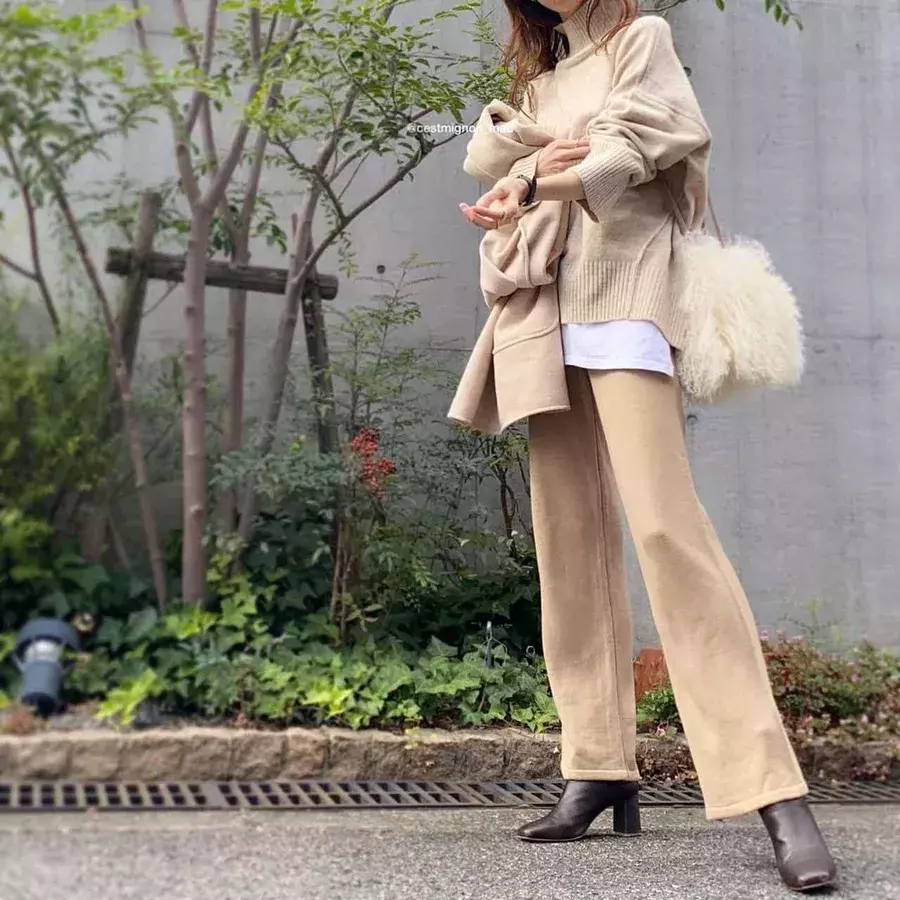 大人のさじ加減 ベージュコーデ がちょうど良くカワイイ ローリエプレス