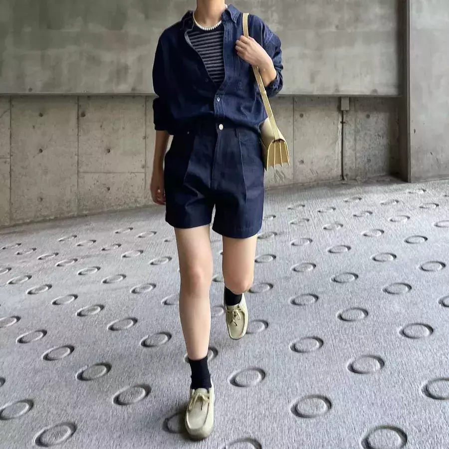 脱 野暮ったい ユニクロ セットアップ風で即オシャレ デニムシャツ ローリエプレス 脱 野暮ったい ユニクロ セットアップ風で即オシャレ デニムシャツ ローリエプレス