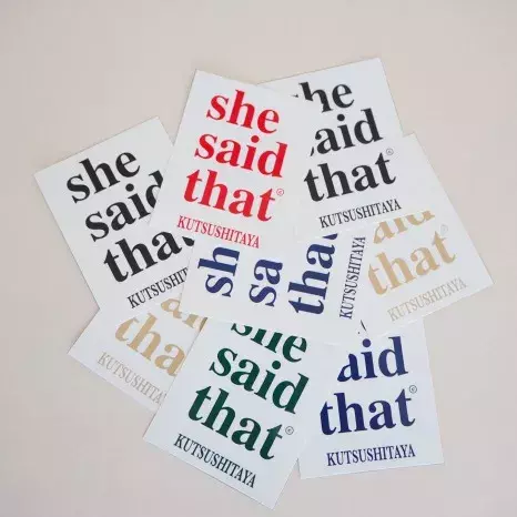 先着順でキュートなノベルティがもらえる 韓国人気ブランド She Said That 靴下屋 がコラボ ローリエプレス