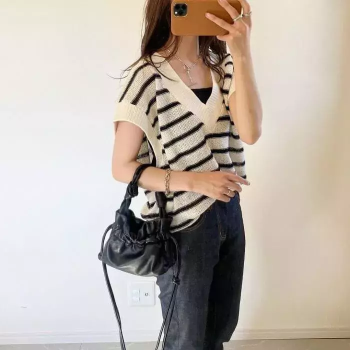 超万能 Zaraの個性派サマーニットベストは秋でも着用できる ローリエプレス 超万能 Zaraの個性派サマーニットベストは秋でも着用できる ローリエプレス