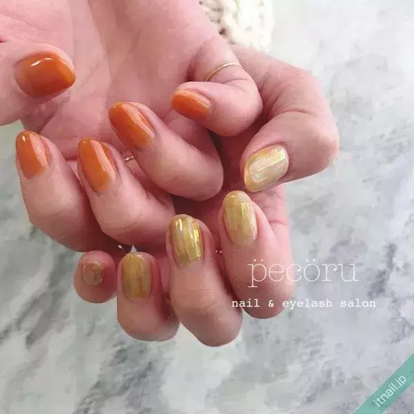 オレンジ イエロー のネイルでハッピーに ハンド フット別に紹介 ローリエプレス オレンジ イエロー のネイルでハッピーに ハンド フット別に紹介 ローリエプレス