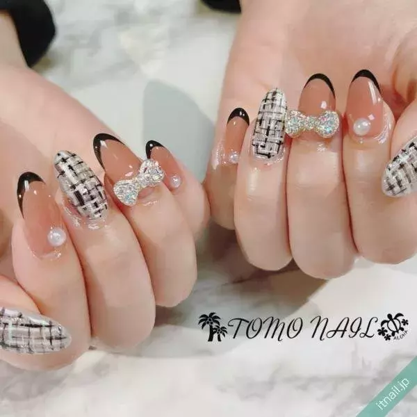 韓国がお手本 エレガンスなリボンネイル10選 ローリエプレス 韓国がお手本 エレガンスなリボンネイル10選 ローリエプレス