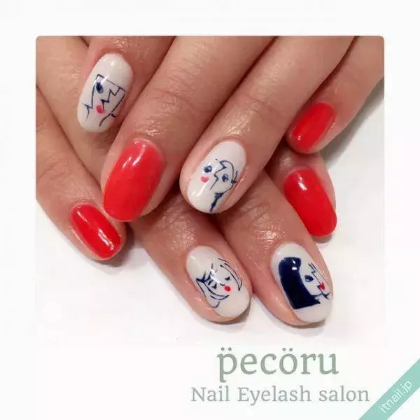 個性派ネイルならコレ 人の顔を描いたモダンネイルアート帖 ローリエプレス 個性派ネイルならコレ 人の顔を描いたモダンネイルアート帖 ローリエプレス