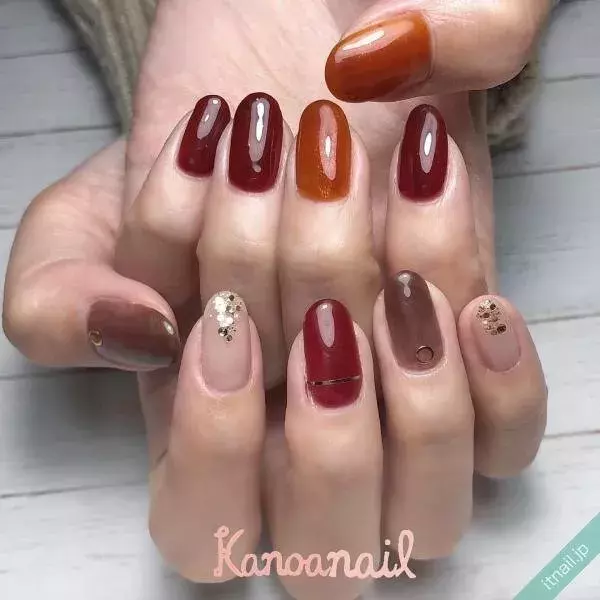 シンプルなボルドーネイルのデザイン集 秋冬の季節におすすめのカラー ローリエプレス
