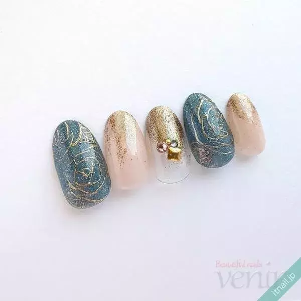 手元がパッと華やぐ バラが主役のネイルデザイン9選 ローリエプレス 手元がパッと華やぐ バラが主役のネイルデザイン9選 ローリエプレス