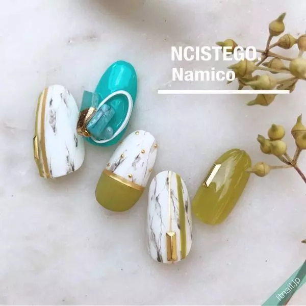 オトナの夏ネイルは オリーブグリーン を上手に使って涼しげに ローリエプレス