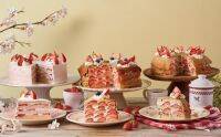 【Afternoon Tea LOVE&TABLE】ふんわり桜が香る新作のミルクレープや、“あまおう”をふんだんに重ねた「苺のミルクレープ」など新発売