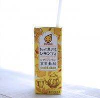 【試飲レポ】甘さ控えめのすっきりした味わい「豆乳飲料ちょっと贅沢なレモンティシチリアレモン」新発売