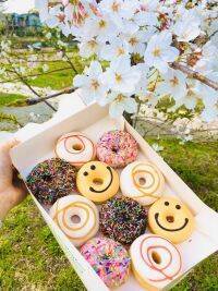 【試食レポ】桜満開♡クリスピー・クリーム・ドーナツと一緒にお花見しよう！！
