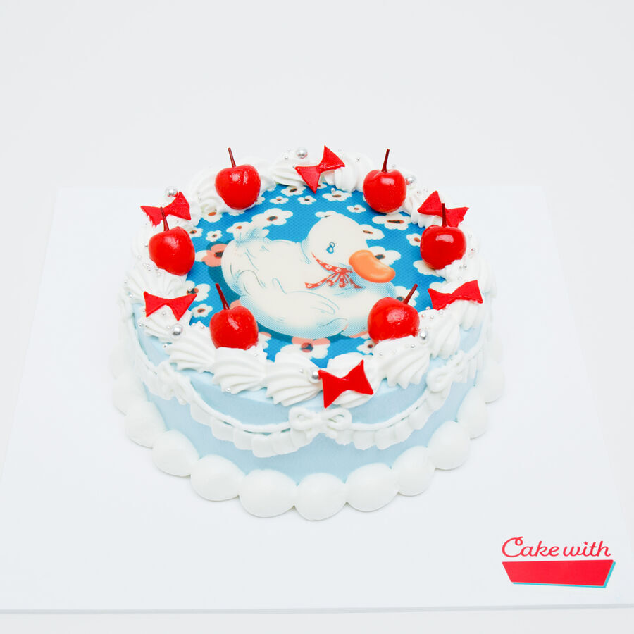 Cake with “お気に入りの赤いリボン” 7,750円(税込)
