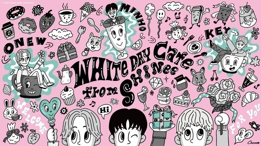 永遠に輝くSHINeeのカフェ♡“WHITE DAY Cafe from SHINee”が限定開催の1枚目の画像
