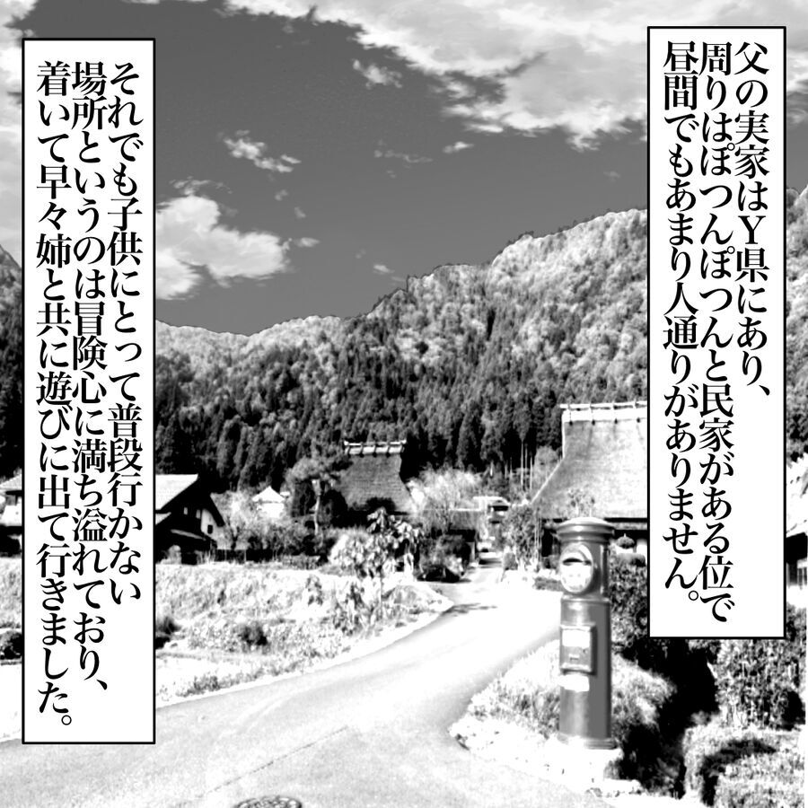 「まさかあんな怖いことが起こるなんて」父の実家に帰省した時の話【おばけてゃの怖い話 Vol.253】の3枚目の画像