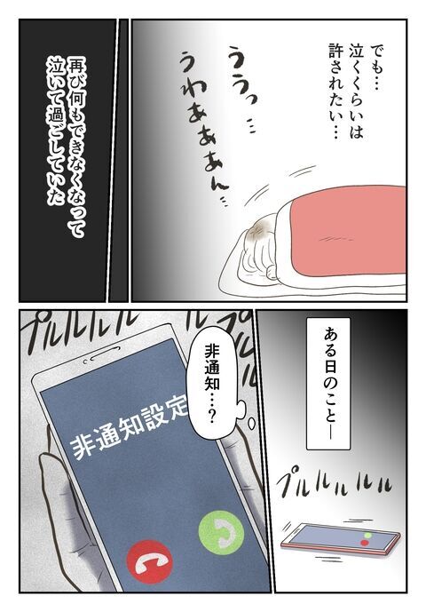 悲しくて涙が止まらない…非通知で掛かってきた電話の相手は？【婚約者は既婚者でした Vol.29】の4枚目の画像