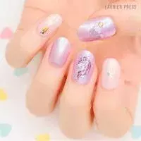 今年っぽ シールでできるギンガムチェック さくらんぼネイル 動画 ローリエプレス