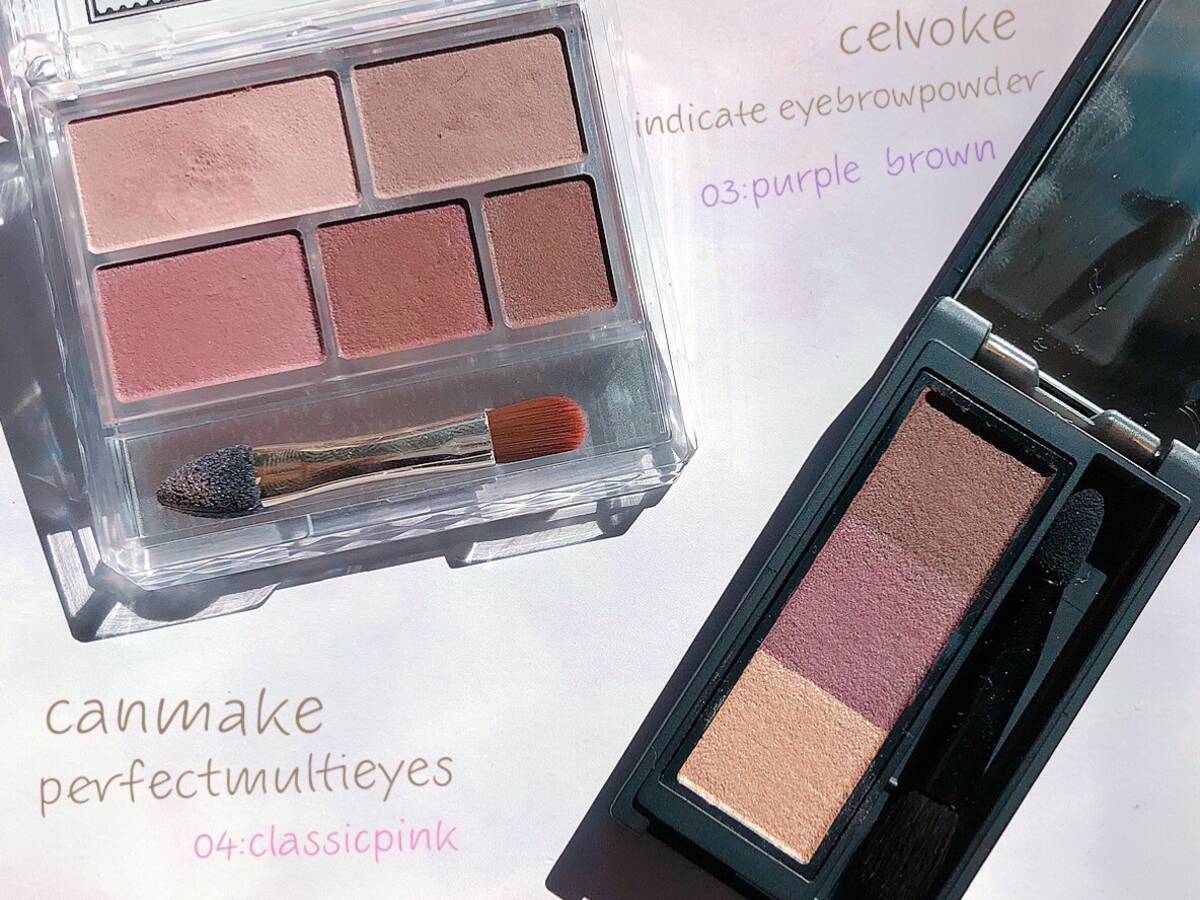 アイブロウにしたら神配色だった キャンメイクのアイシャドウって ローリエプレス
