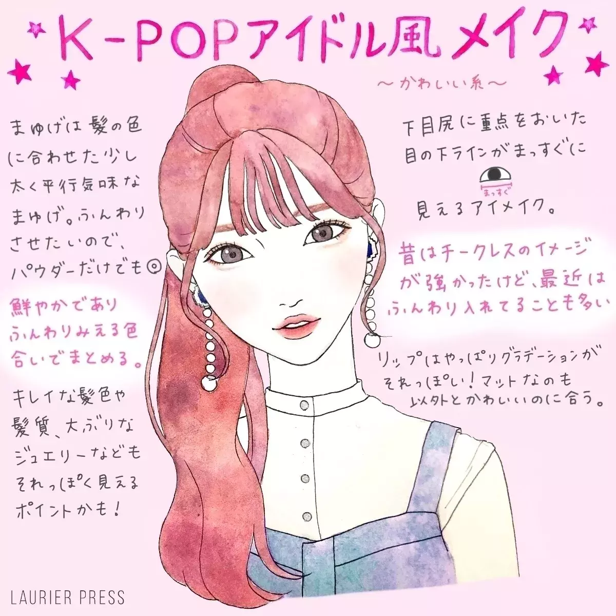 K Popアイドル風メイクのコツ かわいい系 かっこいい系の2パターン解説 ローリエプレス