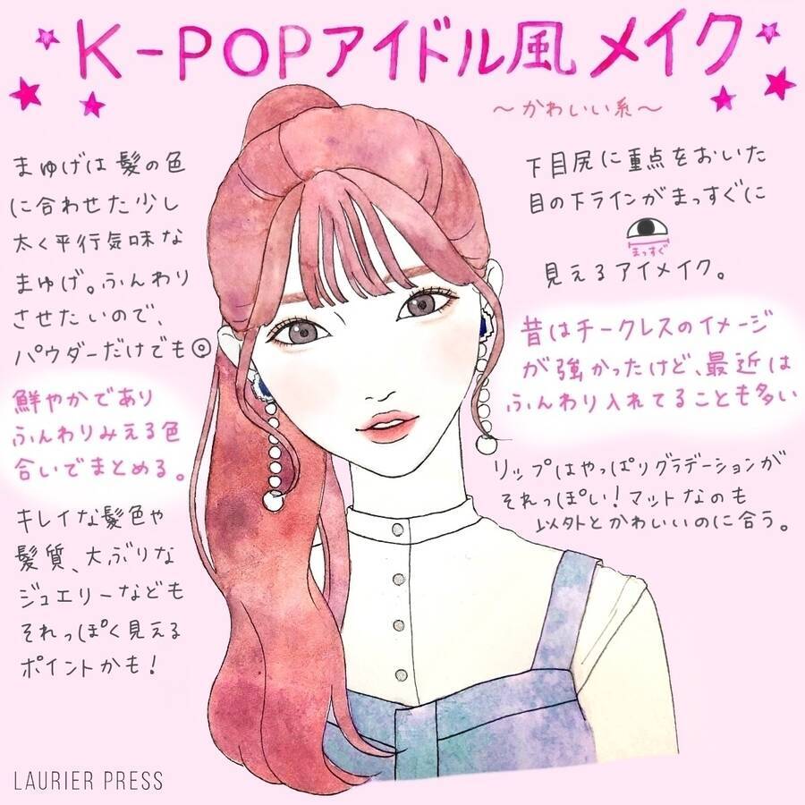 K Popアイドル風メイクのコツ かわいい系 かっこいい系の2パターン解説 ローリエプレス
