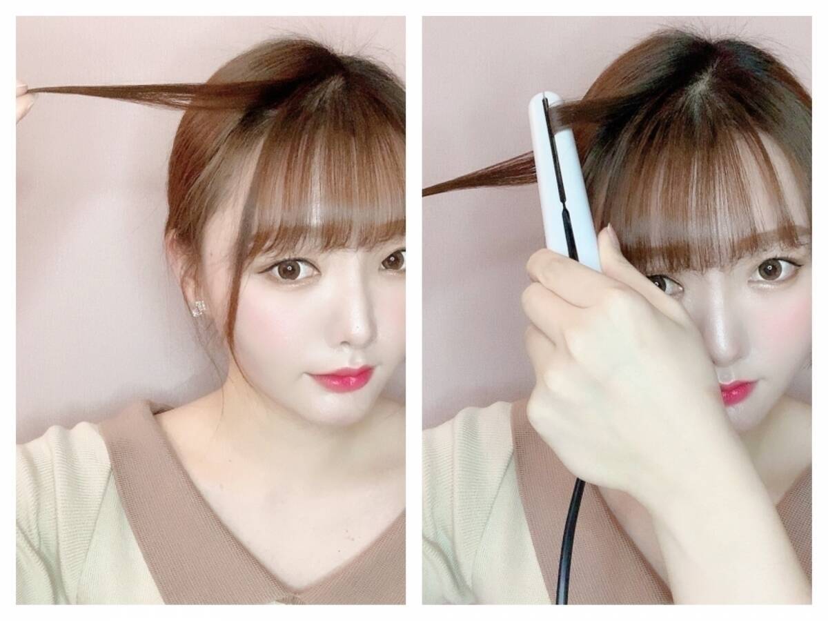 韓流 最旬トレンドヘアスタイル3つ 韓国サロンが実際にやっている前髪 ヘアアレンジをマスターしよう ローリエプレス