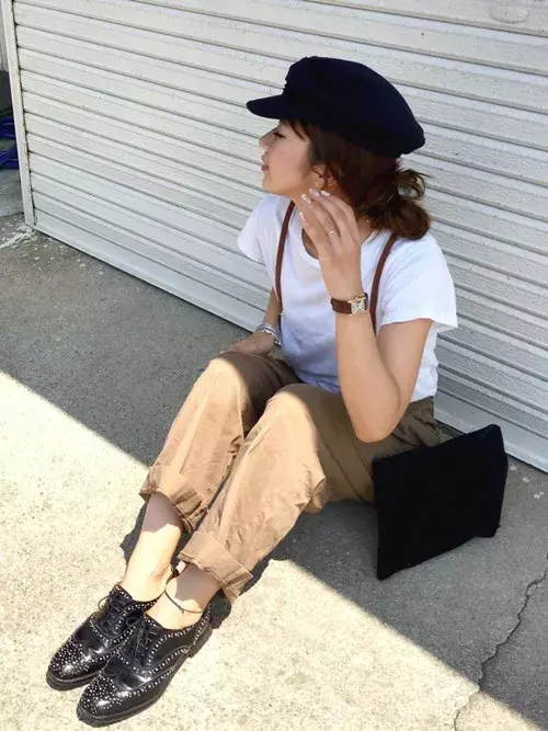 サスペンダーの脱マンネリ夏コーデ 細見え効果も期待大 ローリエプレス