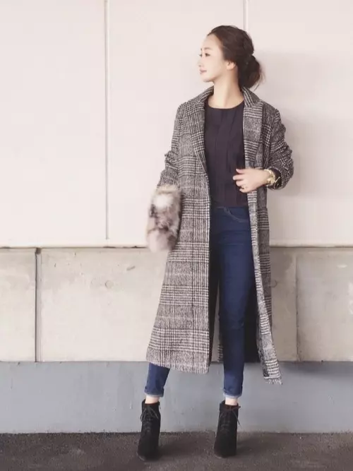今年らしいアウターなら チェック柄 のチェスターコートに決まり ローリエプレス