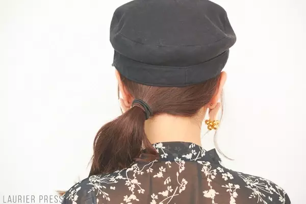 かなかな流 帽子に似合うヘアアレンジ ベレー帽 キャスケット キャップ ローリエプレス