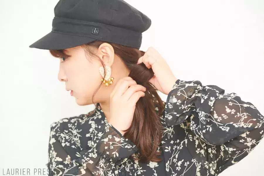 かなかな流 帽子に似合うヘアアレンジ ベレー帽 キャスケット キャップ ローリエプレス