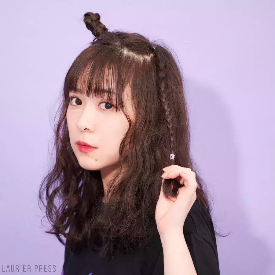 かなかな ステファニーの ロングヘア ボブヘアおそろいヘアアレンジ ローリエプレス