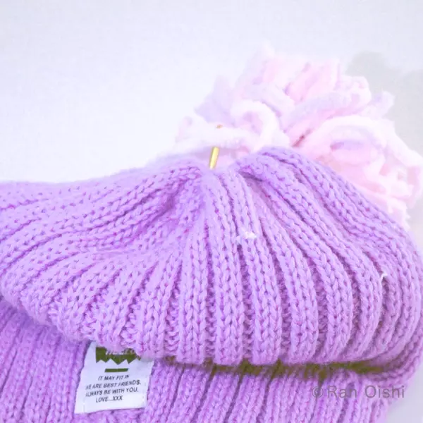 材料は全部ダイソー ニット帽 ベレー帽をかわいくリメイク 100均ガーリーdiy ローリエプレス