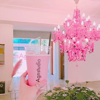 韓国カフェマニアがおすすめする　超かわいいピンクのカフェまとめ♡の8枚目の画像