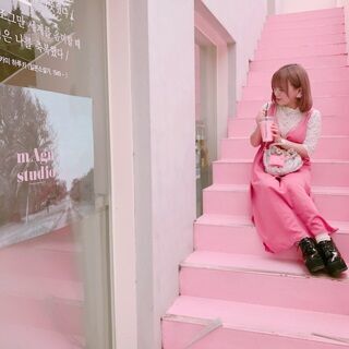 韓国カフェマニアがおすすめする　超かわいいピンクのカフェまとめ♡の7枚目の画像