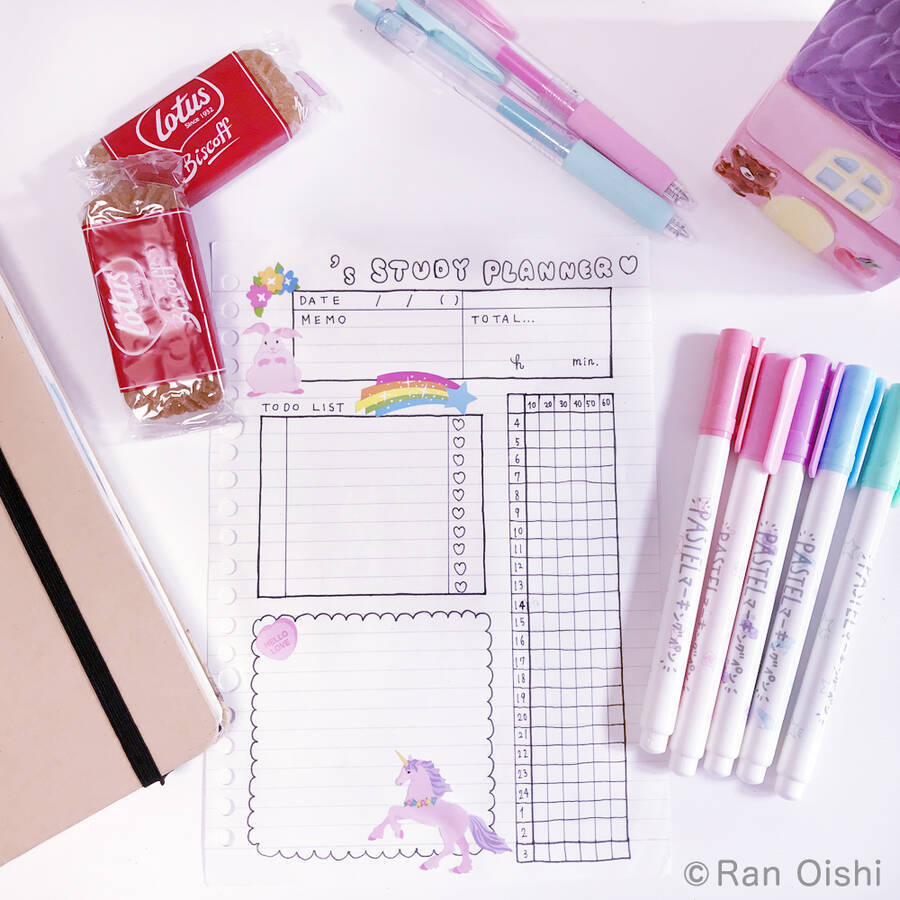 日々の計画をかわいく管理 勉強垢で話題の スタディプランナー の作り方 ローリエプレス 日々の計画をかわいく管理 勉強垢で話題の スタディプランナー の作り方 ローリエプレス